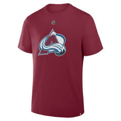Nathan MacKinnon Colorado Avalanche Fanatics Authentic Stack Name & Number T-Shirt - Burgundy | Fanatics discount