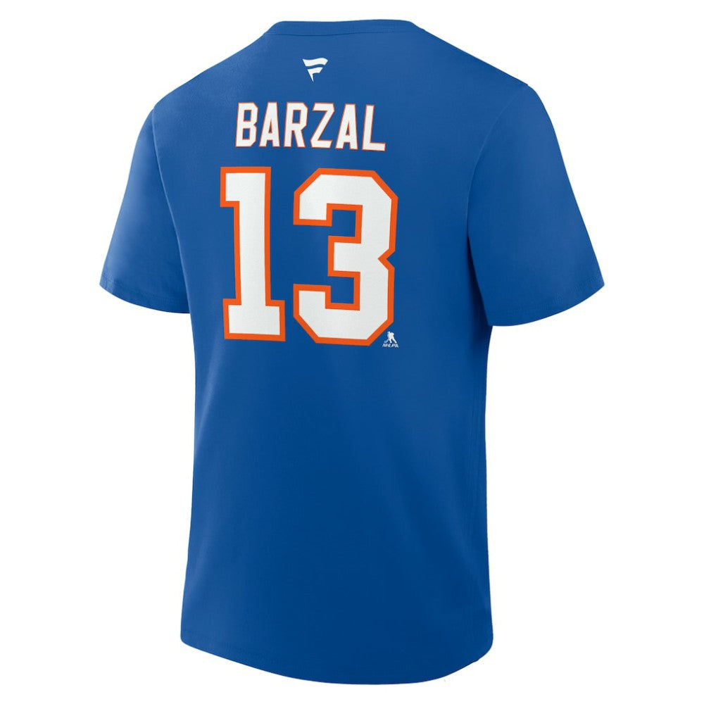 Mathew Barzal New York Islanders Fanatics Authentic Stack Name & Number T-Shirt - Royal | Fanatics discount