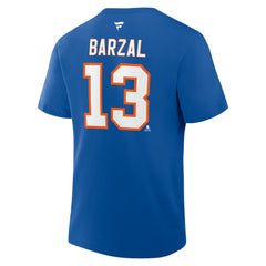 Mathew Barzal New York Islanders Fanatics Authentic Stack Name & Number T-Shirt - Royal | Fanatics discount