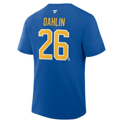 Rasmus Dahlin Buffalo Sabres Fanatics Authentic Stack Name & Number T-Shirt - Royal | Fanatics discount