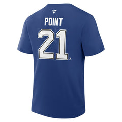 Brayden Point Tampa Bay Lightning Fanatics Authentic Stack Name & Number T-Shirt - Blue | Fanatics discount