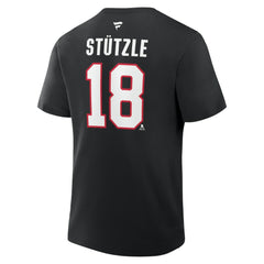 Tim Stutzle Ottawa Senators Fanatics Authentic Stack Name & Number T-Shirt - Black | Fanatics sale