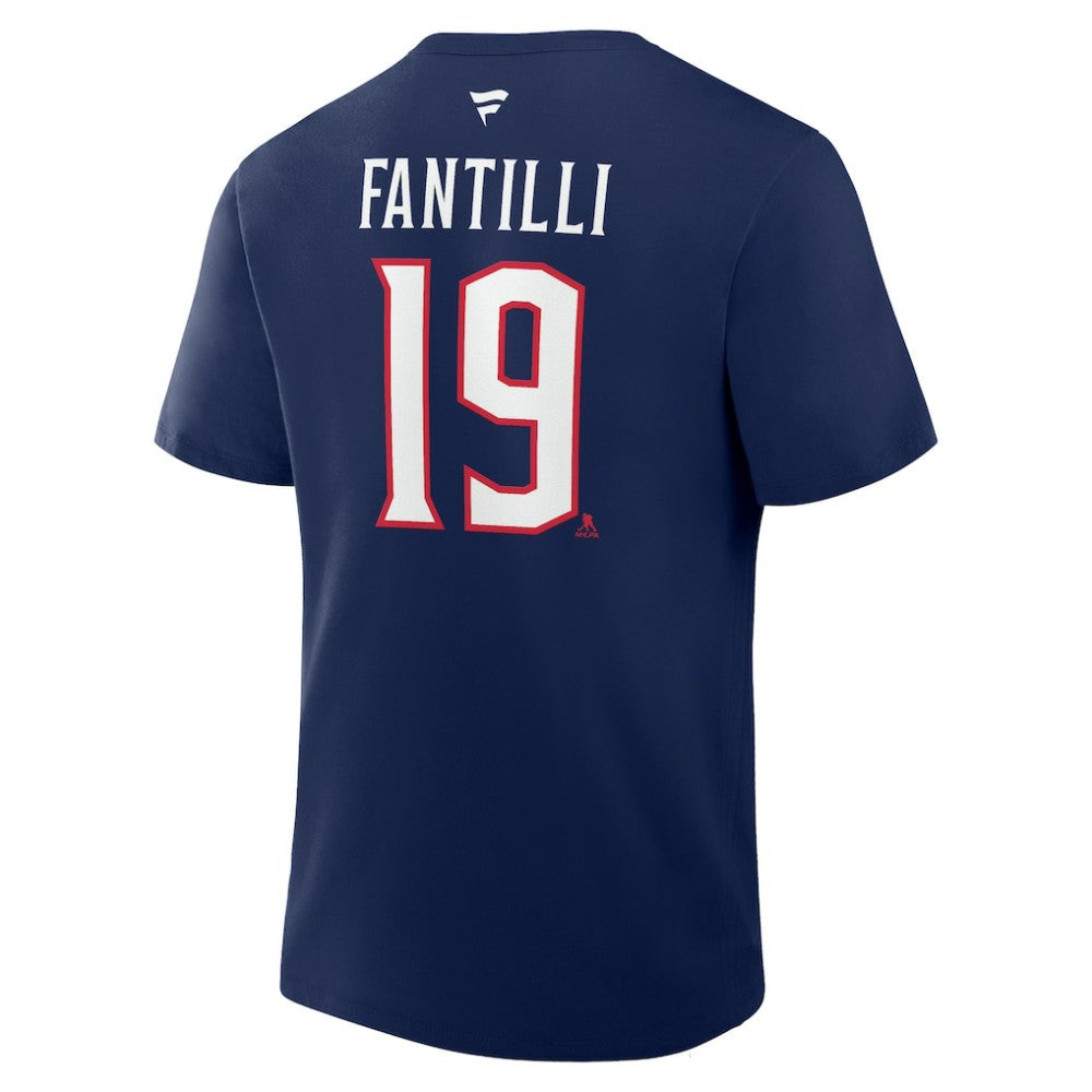 Adam Fantilli Columbus Blue Jackets Fanatics Authentic Stack Name & Number T-Shirt - Navy | Fanatics near me