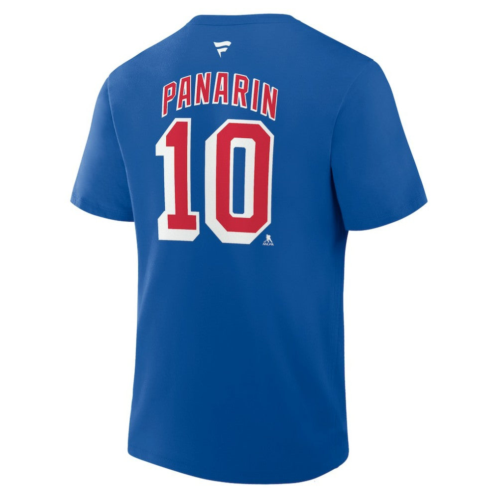 Artemi Panarin New York Rangers Fanatics Authentic Stack Name & Number T-Shirt - Blue | Fanatics Clearance