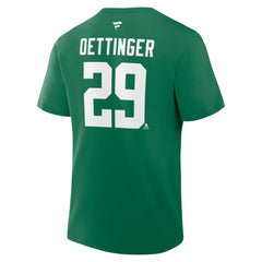 Jake Oettinger Dallas Stars Fanatics Authentic Stack Name & Number T-Shirt - Kelly Green | Fanatics discount