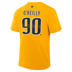 Ryan O'Reilly Nashville Predators Fanatics Authentic Stack Name & Number T-Shirt - Gold | Fanatics discount