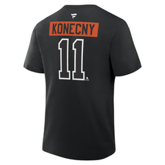 Travis Konecny Philadelphia Flyers Fanatics Authentic Stack Name & Number T-Shirt - Black | Fanatics near me