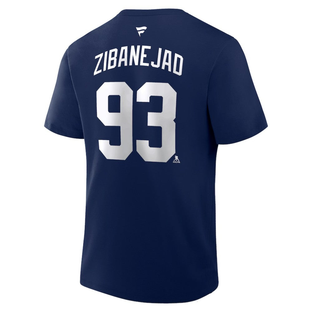 Mika Zibanejad New York Rangers Fanatics Authentic Stack Name & Number T-Shirt - Navy | Fanatics near me