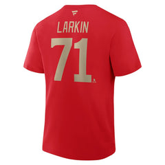 Dylan Larkin Detroit Red Wings Fanatics Authentic Stack Name & Number T-Shirt - Red | Fanatics discount