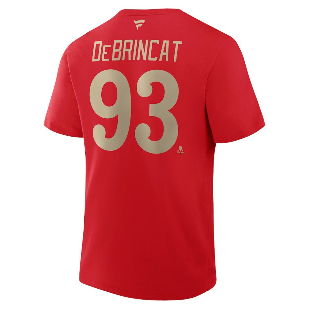 Alex DeBrincat Detroit Red Wings Fanatics Authentic Stack Name & Number T-Shirt - Red | Fanatics sale