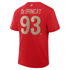 Alex DeBrincat Detroit Red Wings Fanatics Authentic Stack Name & Number T-Shirt - Red | Fanatics sale