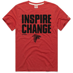 Atlanta Falcons Homage Unisex 2024 Inspire Change Tri-Blend T-Shirt - Red - NFL