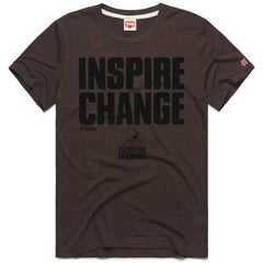 Cleveland Browns Homage Unisex 2024 Inspire Change Tri-Blend T-Shirt - Brown - NFL