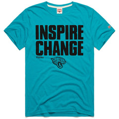 Jacksonville Jaguars Homage Unisex 2024 Inspire Change Tri-Blend T-Shirt - Teal - NFL