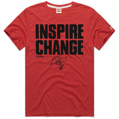 Tampa Bay Buccaneers Homage Unisex 2024 Inspire Change Tri-Blend T-Shirt - Red - NFL