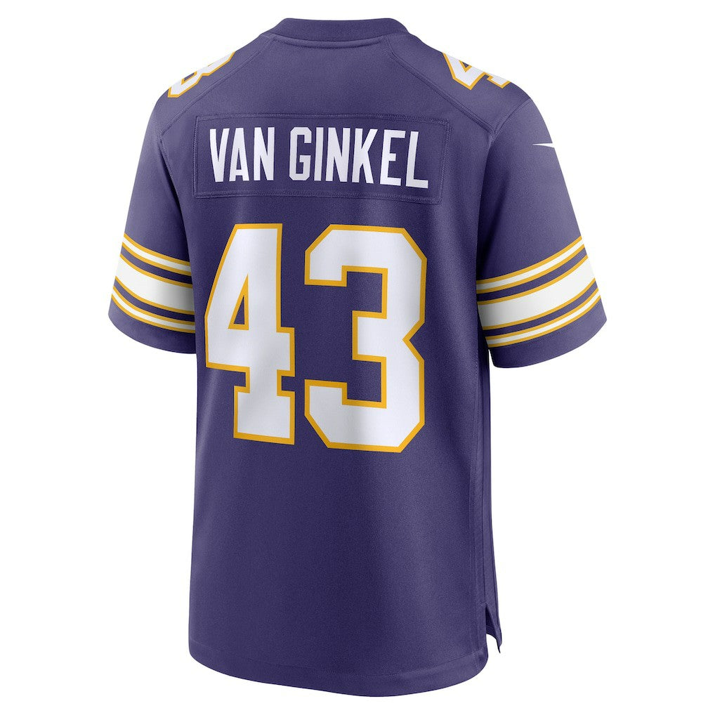 Andrew Van Ginkel Minnesota Vikings Alternate Game Jersey - Purple - Nike