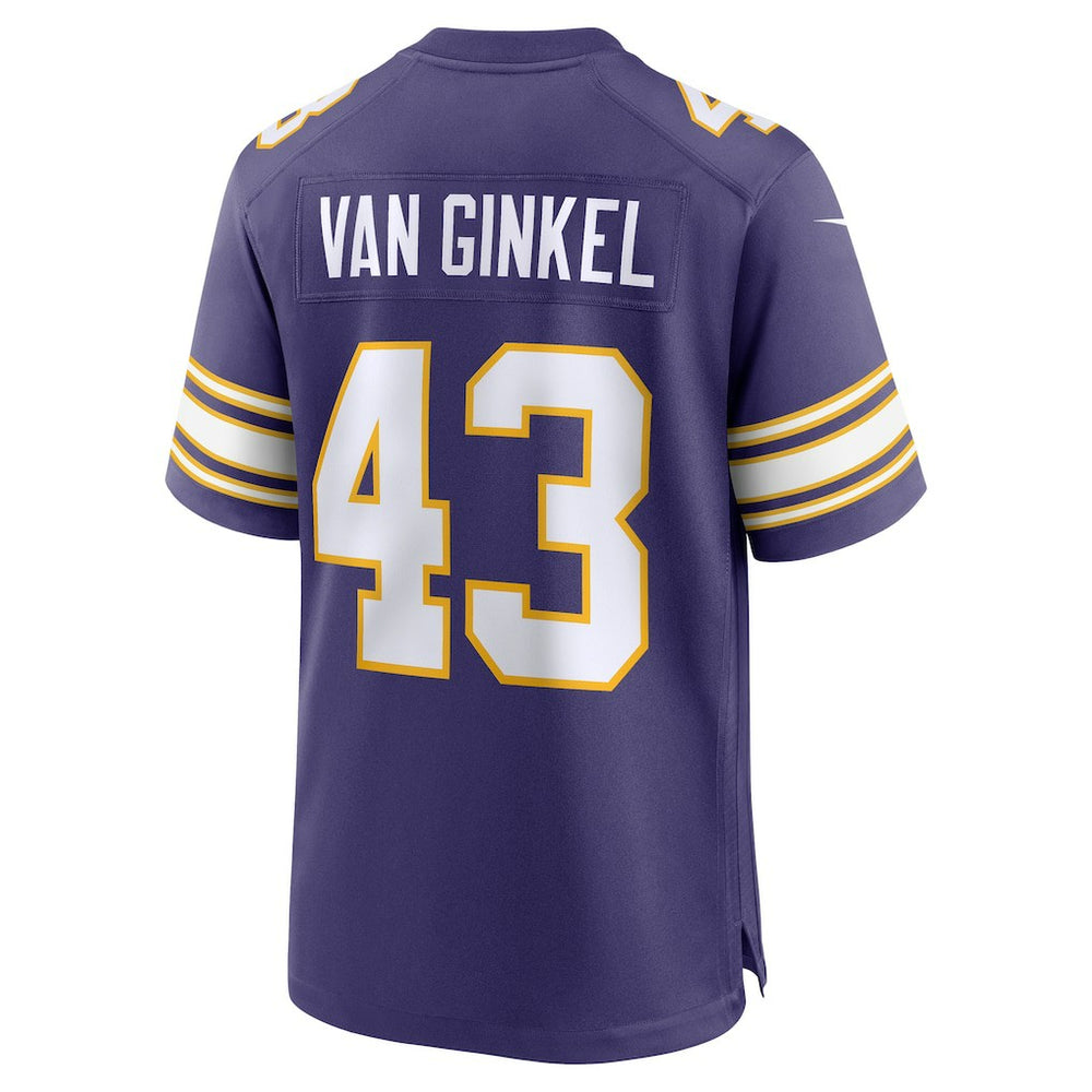 Andrew Van Ginkel Minnesota Vikings Alternate Game Jersey - Purple - Nike