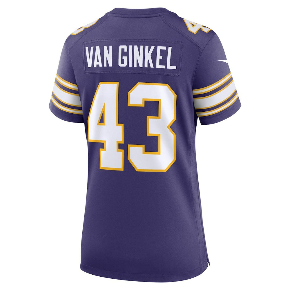 Andrew Van Ginkel Minnesota Vikings Women's Alternate Game Jersey - Purple - Nike