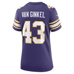 Andrew Van Ginkel Minnesota Vikings Women's Alternate Game Jersey - Purple - Nike