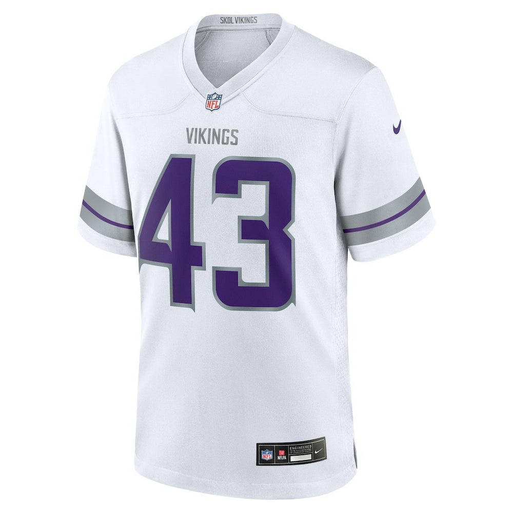 Andrew Van Ginkel Minnesota Vikings Alternate Game Jersey - White - Nike