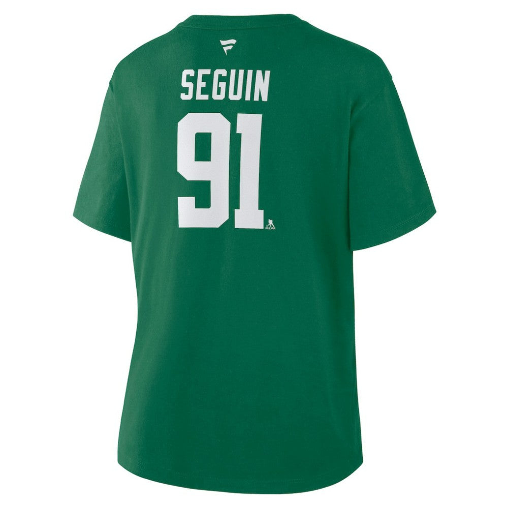 Tyler Seguin Dallas Stars Fanatics Women's Authentic Stack Name & Number T-Shirt - Kelly Green | Fanatics discount