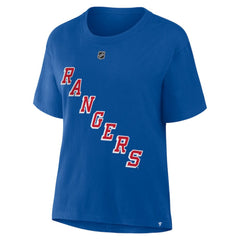 Artemi Panarin New York Rangers Fanatics Women's Authentic Stack Name & Number T-Shirt - Blue | Fanatics online