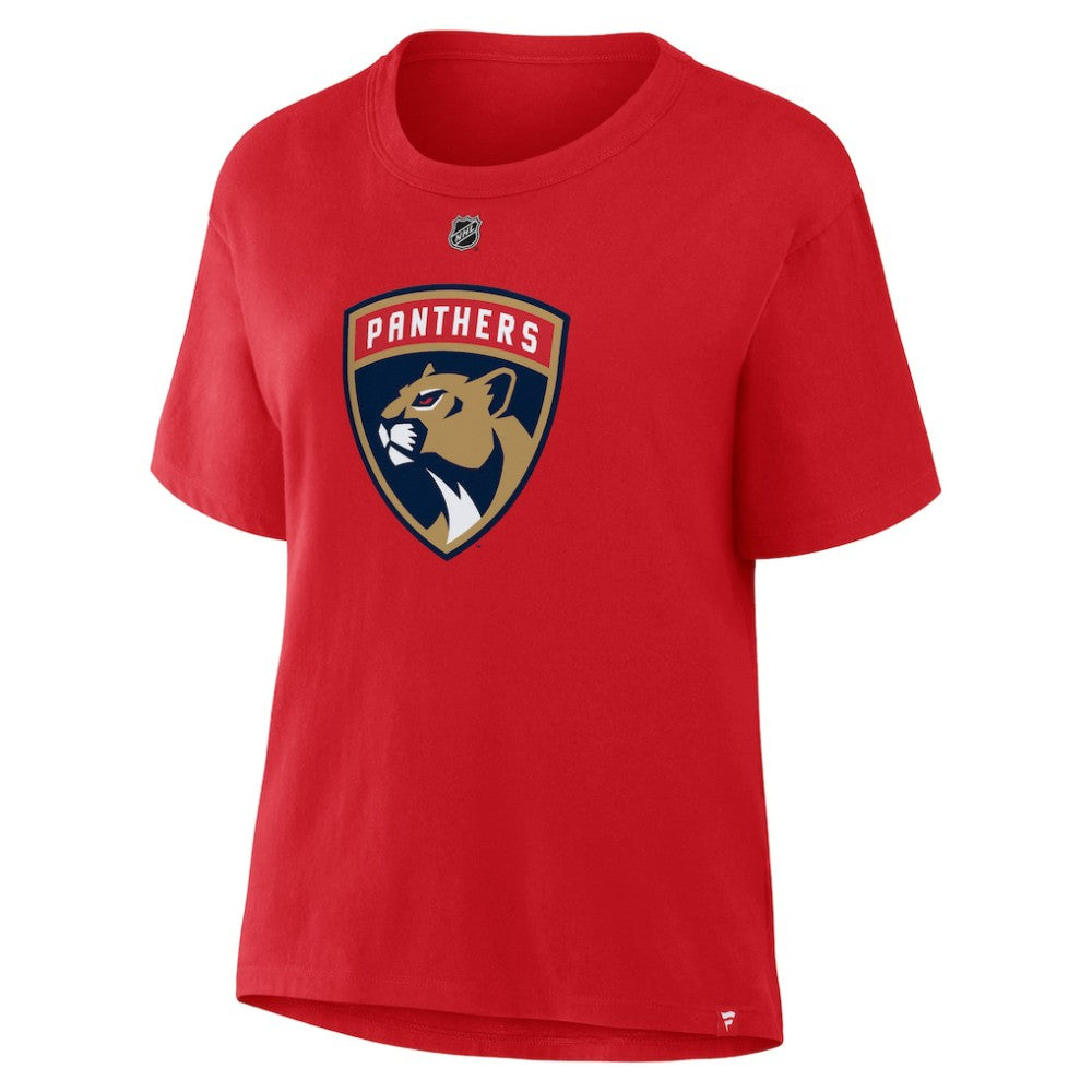 Matthew Tkachuk Florida Panthers Fanatics Women's Authentic Stack Name & Number T-Shirt - Red | Fanatics online