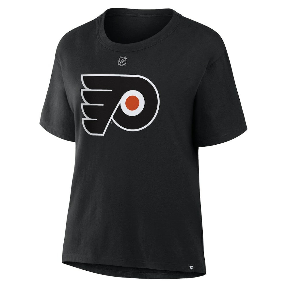 Matvei Michkov Philadelphia Flyers Fanatics Women's Authentic Stack Name & Number T-Shirt - Black | Fanatics on sale