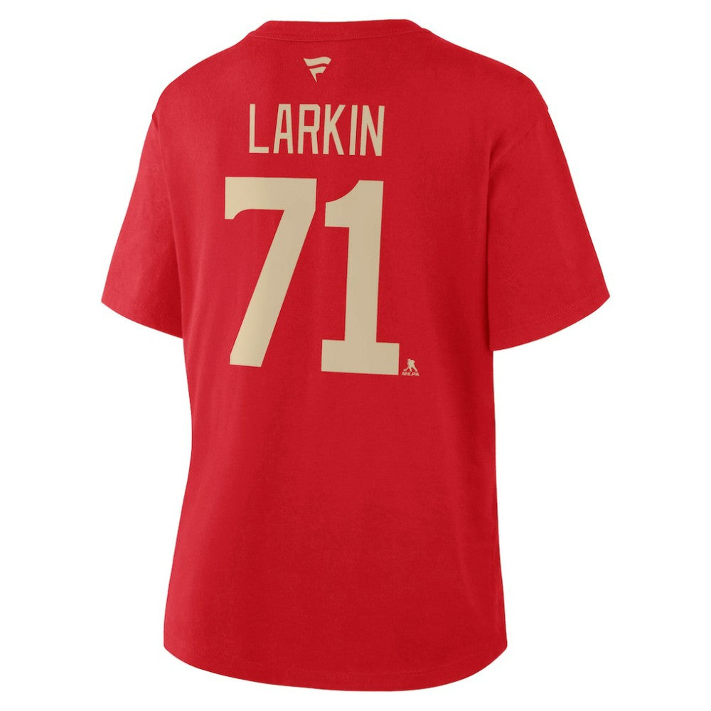 Dylan Larkin Detroit Red Wings Fanatics Women's Authentic Stack Name & Number T-Shirt - Red | Fanatics discount