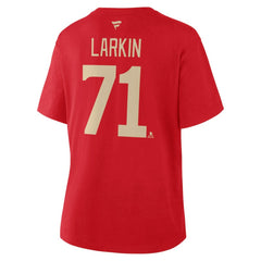 Dylan Larkin Detroit Red Wings Fanatics Women's Authentic Stack Name & Number T-Shirt - Red | Fanatics discount