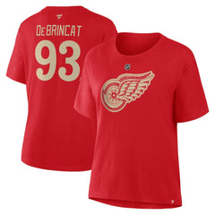 Alex DeBrincat Detroit Red Wings Fanatics Women's Authentic Stack Name & Number T-Shirt - Red | Fanatics near me
