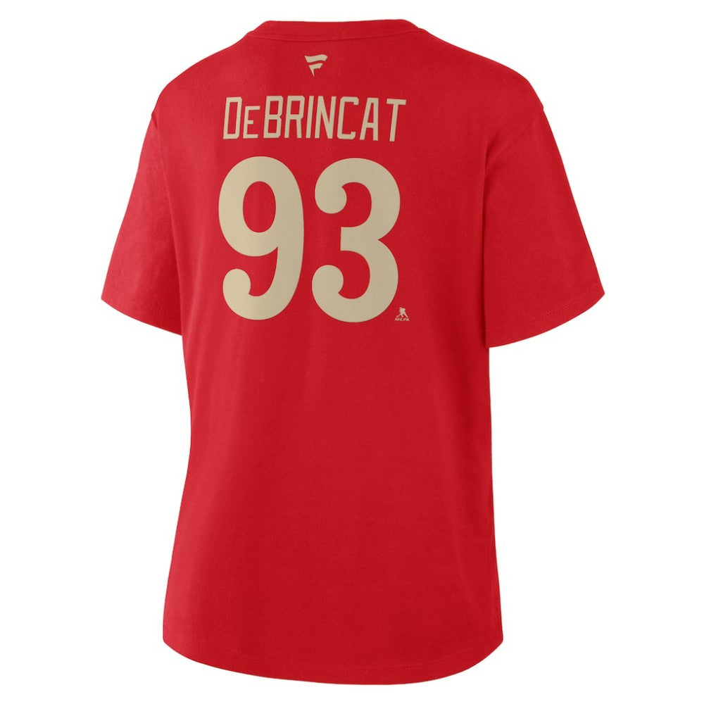 Alex DeBrincat Detroit Red Wings Fanatics Women's Authentic Stack Name & Number T-Shirt - Red | Fanatics near me