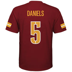 Jayden Daniels Washington Commanders Youth Replica Player Jersey - Burgundy - NFL
