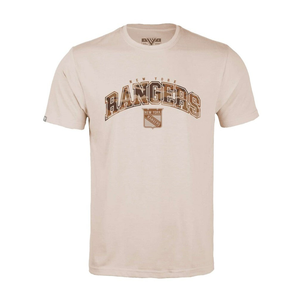 New York Rangers Levelwear Desert Camo Richmond Decoy T-Shirt - Khaki | NHL near me