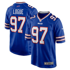 Zion Logue Buffalo Bills Team Game Jersey - Royal - Nike