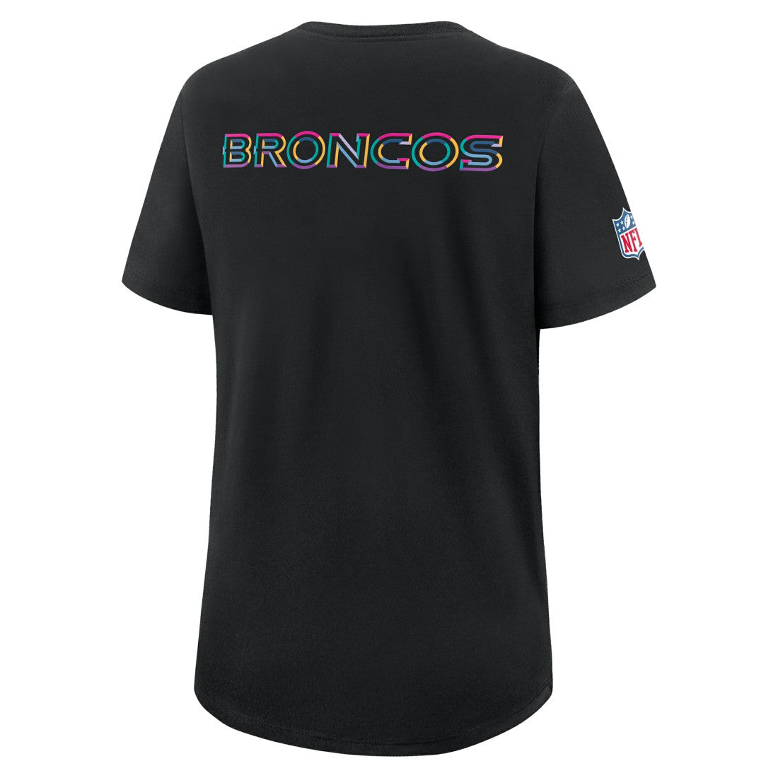 Denver Broncos Women's 2025 NFL Crucial Catch Tri-Blend Dri-FIT T-Shirt - Black - Nike