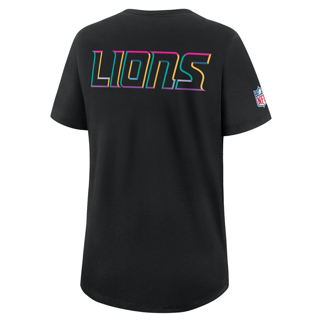 Detroit Lions Women's 2025 NFL Crucial Catch Tri-Blend Dri-FIT T-Shirt - Black - Nike