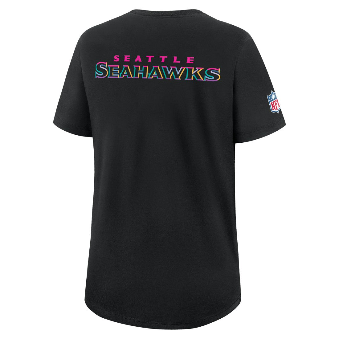 Seattle Seahawks Women's 2025 NFL Crucial Catch Tri-Blend Dri-FIT T-Shirt - Black - Nike