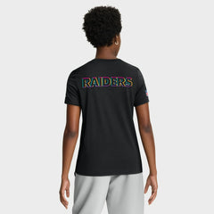 Las Vegas Raiders Women's 2025 NFL Crucial Catch Tri-Blend Dri-FIT T-Shirt - Black - Nike