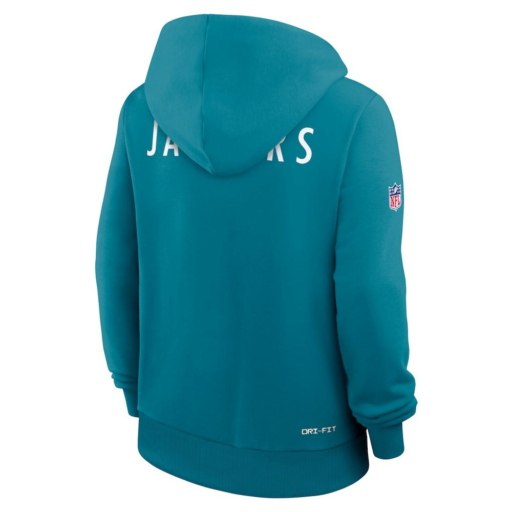 Jacksonville Jaguars Women's Throwback Sideline Standard Issue Dri-FIT Hoodie - Teal - Nike