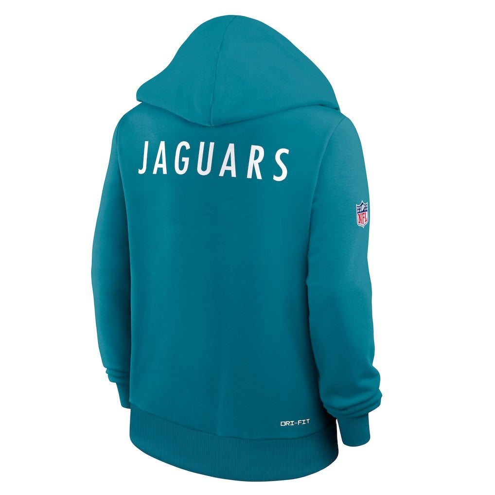 Jacksonville Jaguars Women's Throwback Sideline Standard Issue Dri-FIT Hoodie - Teal - Nike