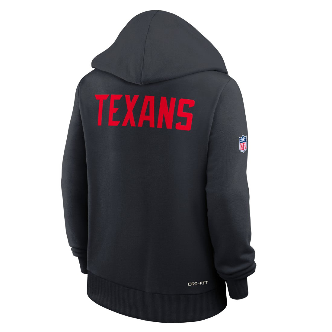 Houston Texans Women's Throwback Sideline Standard Issue Dri-FIT Hoodie - Navy - Nike