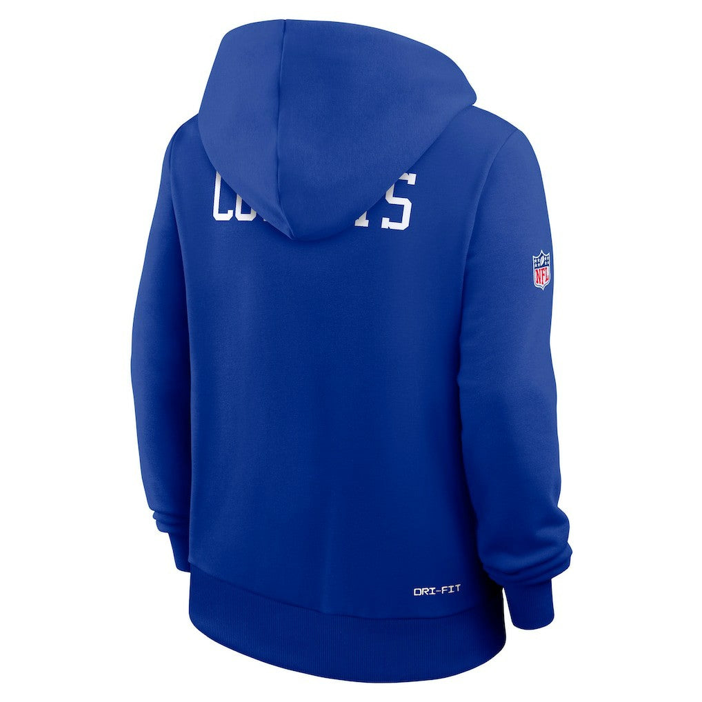 Dallas Cowboys Women's Throwback Sideline Standard Issue Dri-FIT Hoodie - Royal - Nike