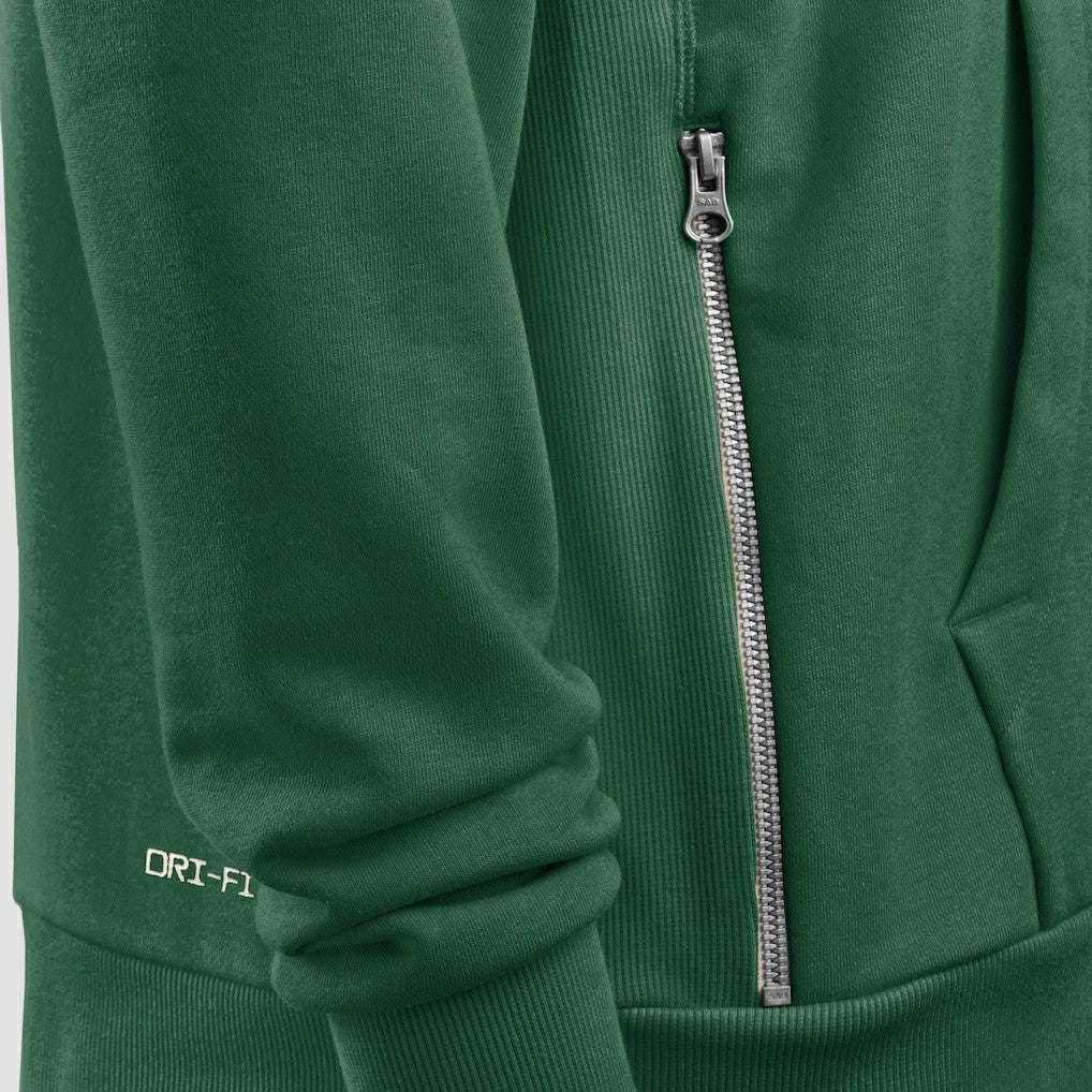 New York Jets Women's Throwback Sideline Standard Issue Dri-FIT Hoodie - Kelly Green - Nike