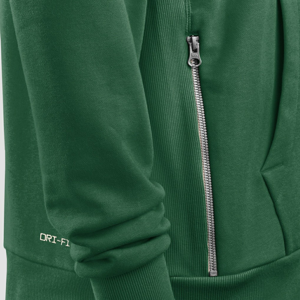 New York Jets Women's Throwback Sideline Standard Issue Dri-FIT Hoodie - Kelly Green - Nike