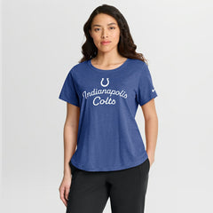 Indianapolis Colts Women's Script Tri-Blend T-Shirt - Royal - Nike