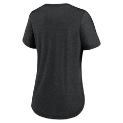 Minnesota Vikings Women's Script Tri-Blend T-Shirt - Black - Nike