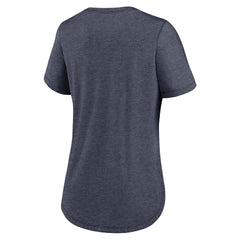New England Patriots Women's Script Tri-Blend T-Shirt - Navy - Nike