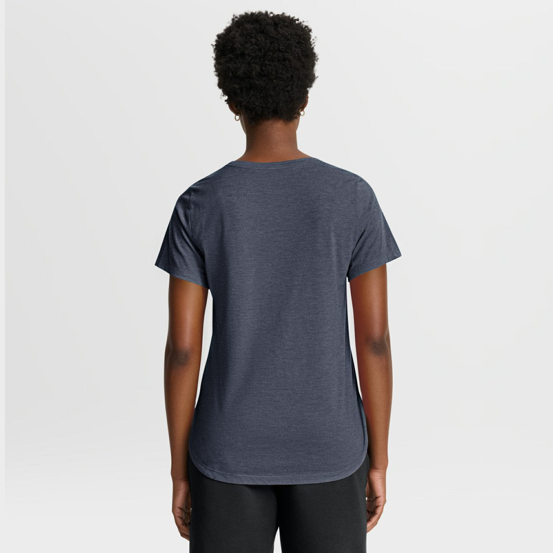 Seattle Seahawks Women's Script Tri-Blend T-Shirt - College Navy - Nike