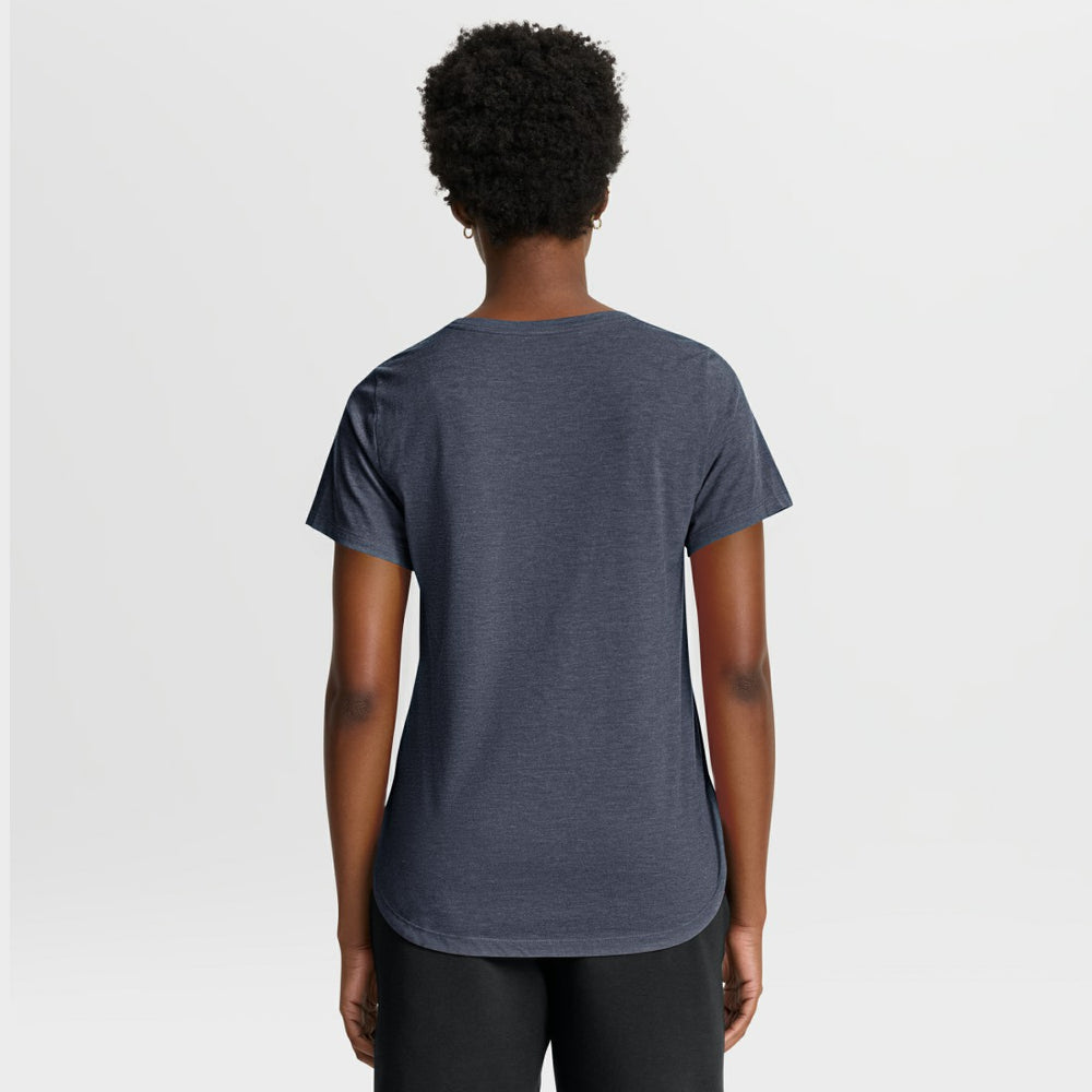 Seattle Seahawks Women's Script Tri-Blend T-Shirt - College Navy - Nike